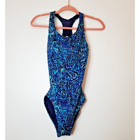 TYR Womens One Piece Swimsuit Size Medium Controlfit Chlorine Resistant UPF 50+ - Picture 4 of 9
